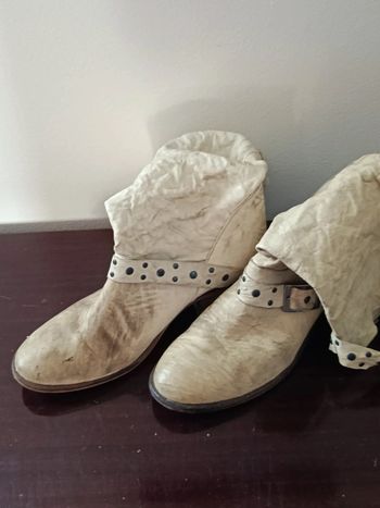 Bottines vintage en cuir