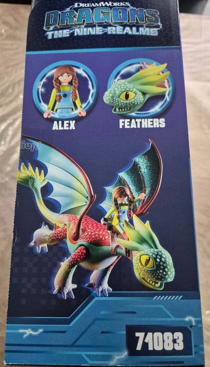 Playmobil 71083 dragons : Les neuf royaumes - Panache & Alex - dragons nine realms dragon feathers - photo numéro 3