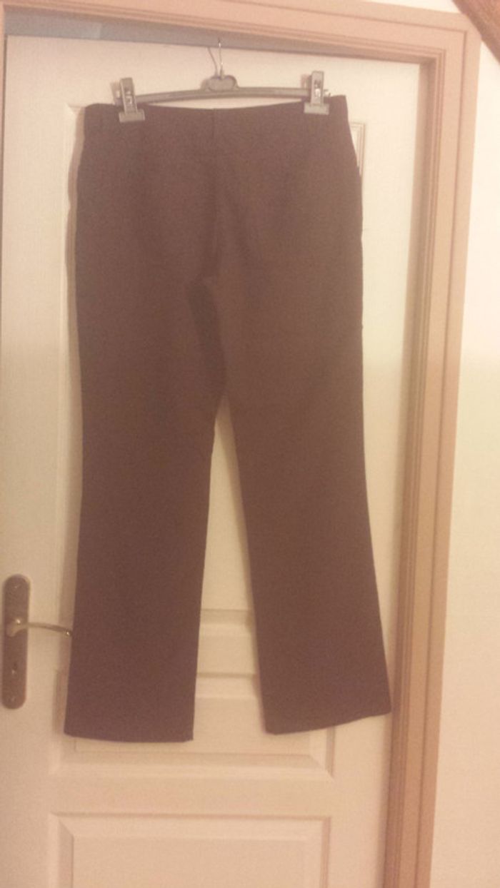 Pantalon lin choco, Women Only, 40 - photo numéro 4