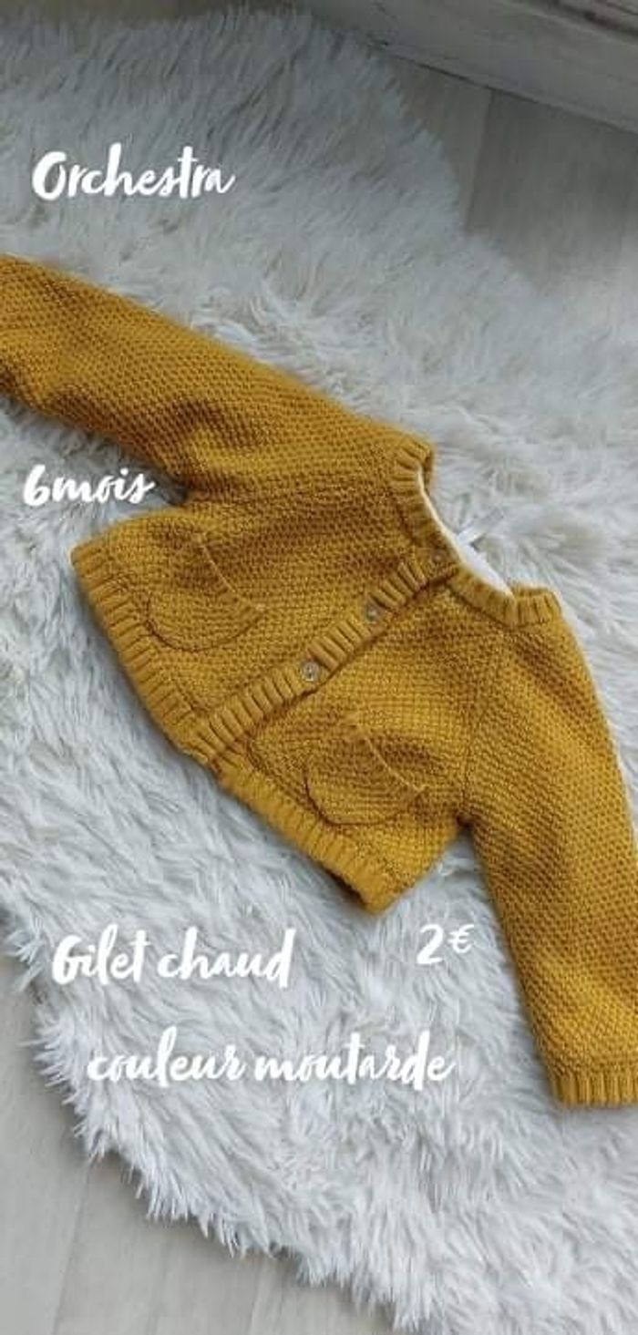 Gilet epais 6 mois orchestra