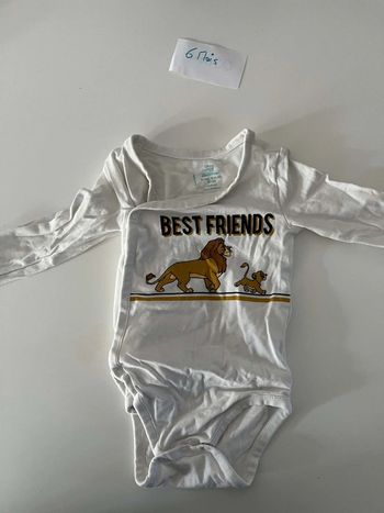 Lot body roi lion 6 mois