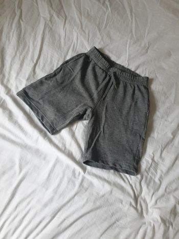 Short en coton gris garçon Taille 12 ans