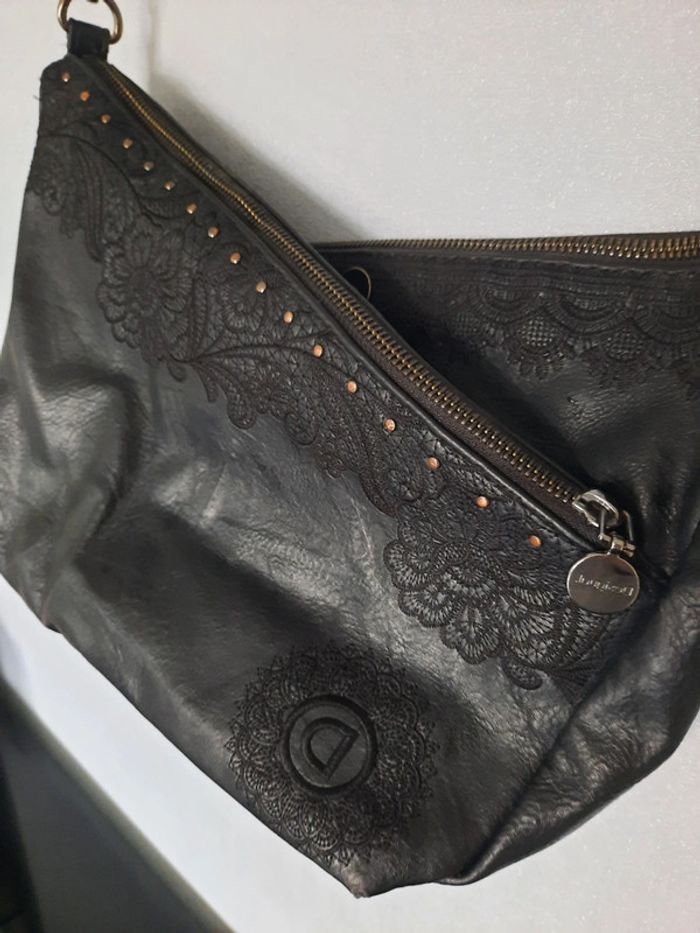 Sac à Mains Noir Desigual Melody Harry Mini - photo numéro 3