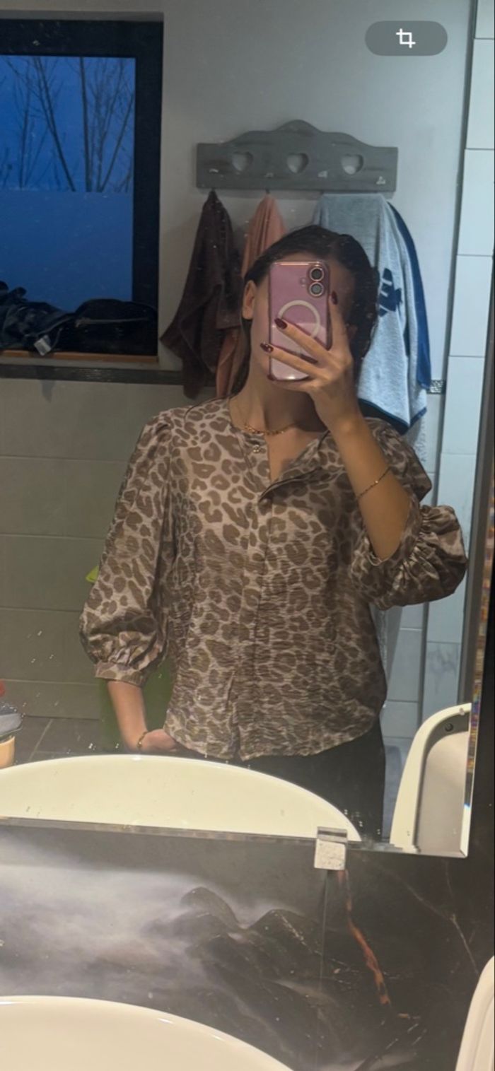 blouse léopard - photo numéro 2