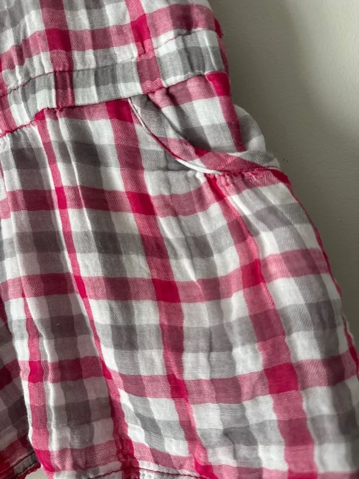 👗 Robe à carreaux - bébé fille - 6 mois verbaudet - très bon état - 100 %coton - 67 cm - photo numéro 4