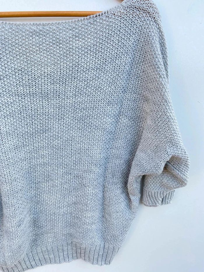 Pull gris - photo numéro 7