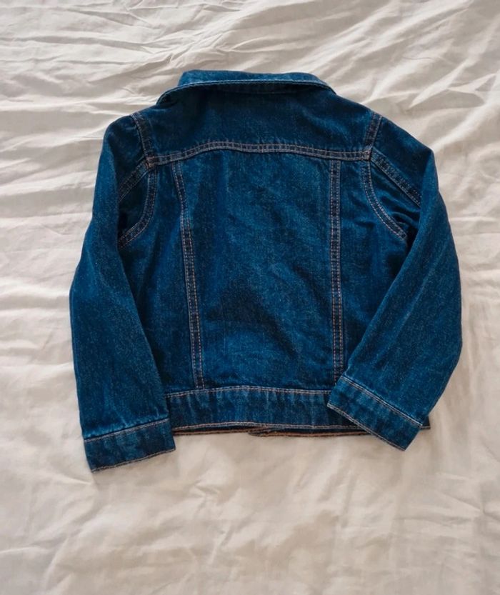 Veste jeans bleu marine garçon coton - photo numéro 4