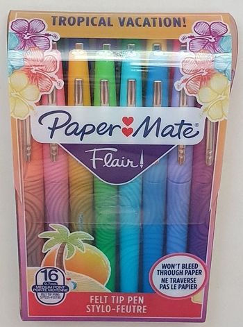 Stylos feutres flair tropical vacation