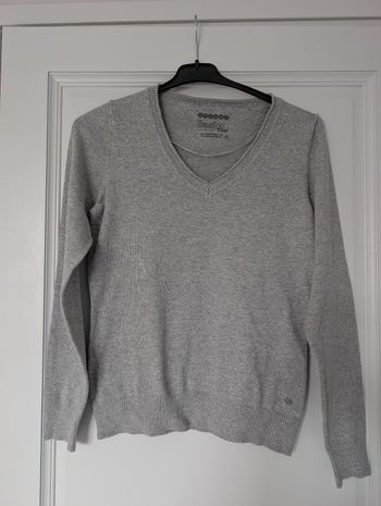 Pull basic gris clair bonobo taille S/M