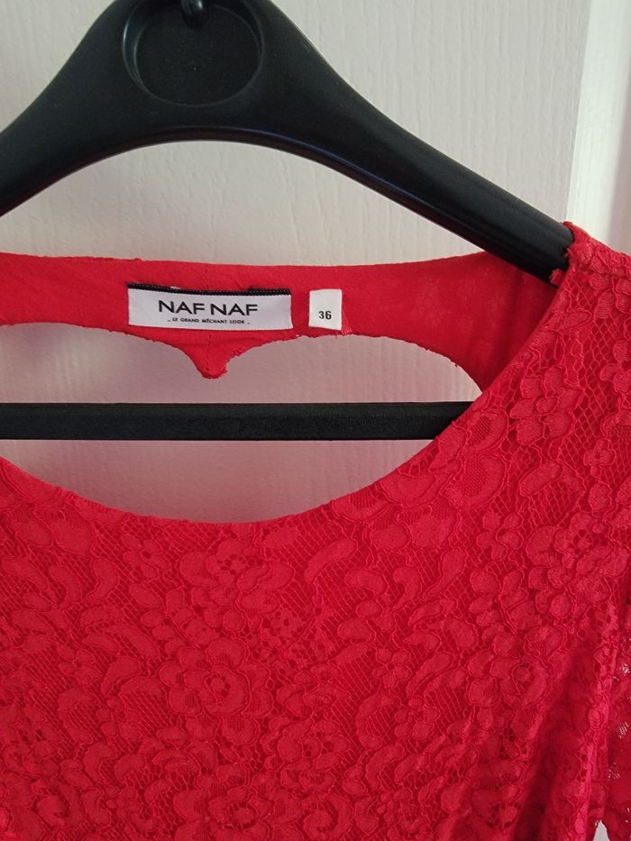 Robe rouge coeur - photo numéro 2
