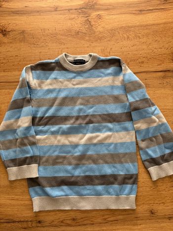 Pull rayé bleu et gris garçon 5 ans Tout Compte fait