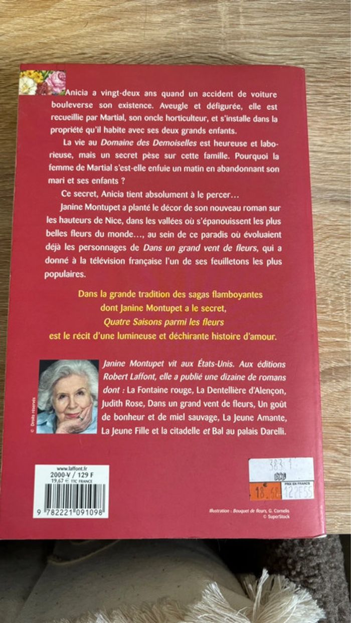 Livre « quatre saisons parmi les fleurs » en bon état - photo numéro 3