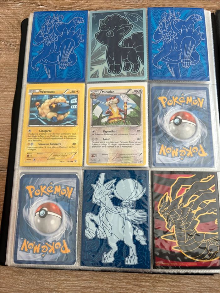 Cartes pokemon reverse ancienne noir blanc xy - photo numéro 16