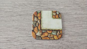 Plaque couloir angle vierge pièce détachée jeu de société Labyrinthe Ravensburger #A80