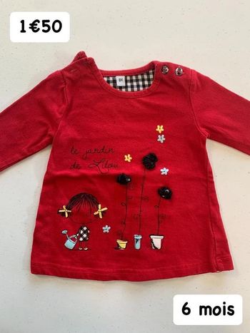 Tunique 🎀 6 mois 🎀 Sans marque
