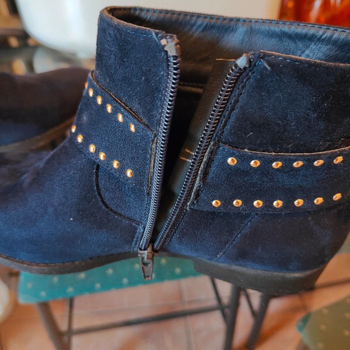 Bottines bleues Ki Té Toi taille 38 - photo numéro 6