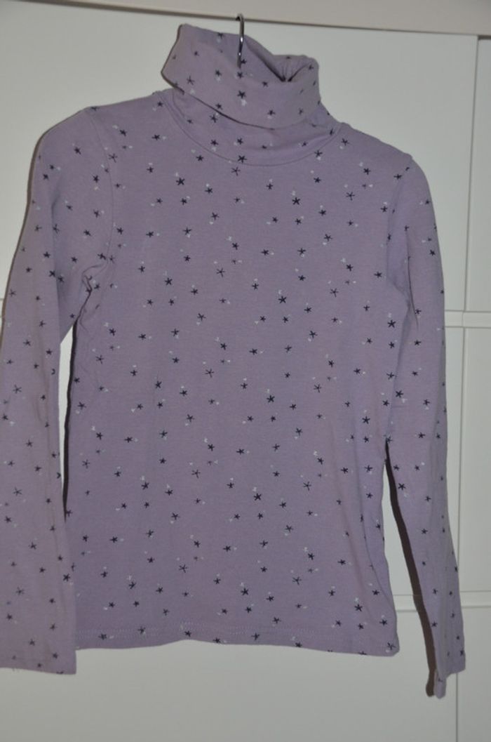 Sous pull 8 ans lila
