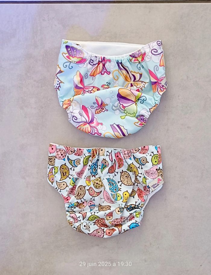 Lot de 2 couches lavables fille - 2/3 ans - photo numéro 2