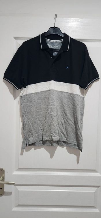 Polo noir gris