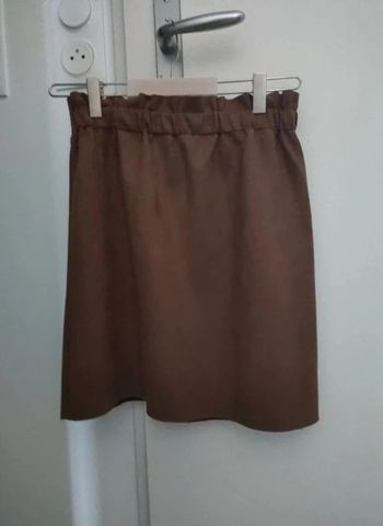 DON Jupe marron taille S Jennyfer