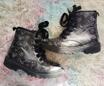 Bottines noires 30 mickey geox mode