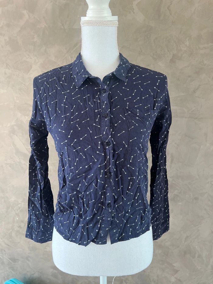 Chemise bleue marine - photo numéro 2