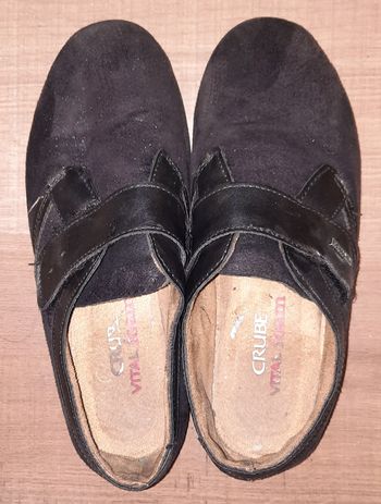 chaussures suédine noires