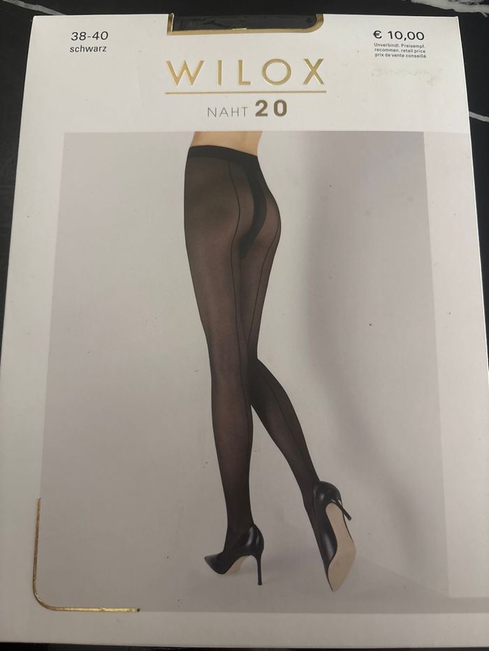 Collant couture Wilox Naht 20 noir taille 38-40 neuf