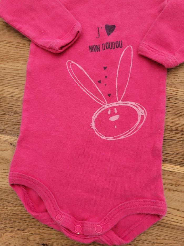 Bodie manches longues - Petit Bateau - 3 mois