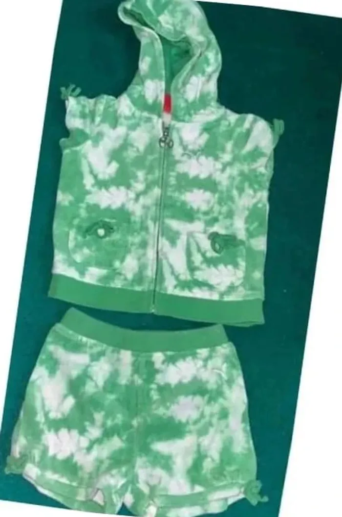 Ensemble été short et sweat bébé fille Puma 24 mois