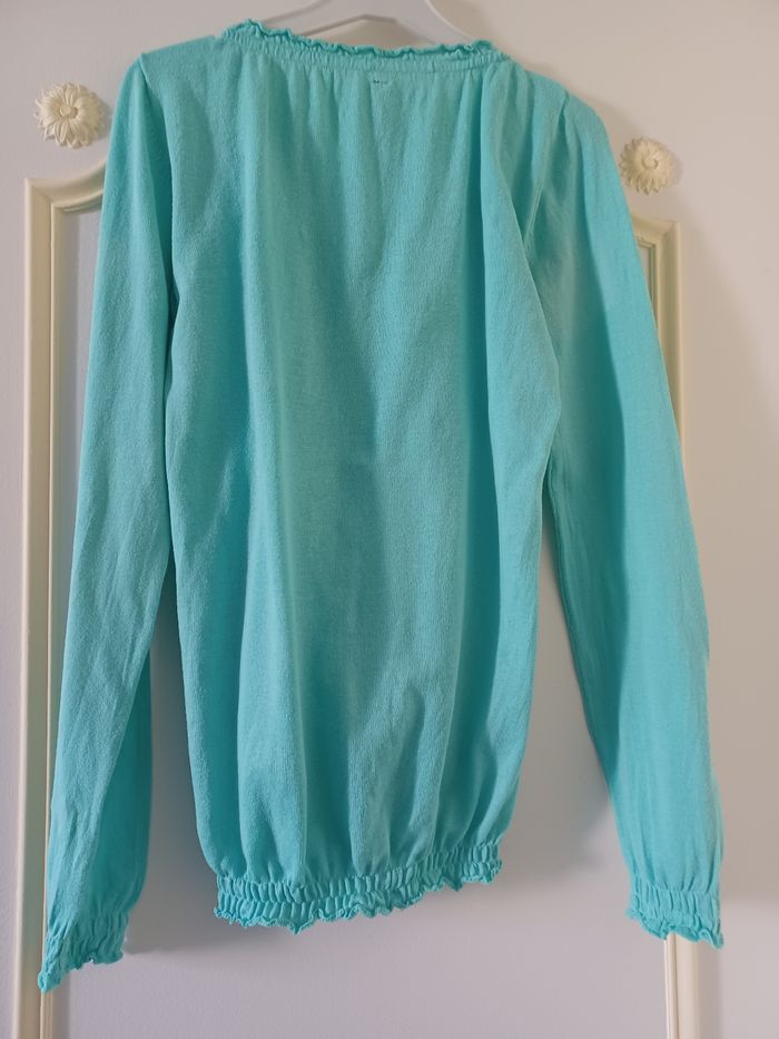Gilet fin Naf Naf Turquoise taille L - photo numéro 2