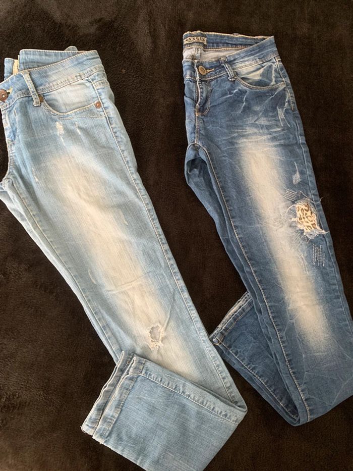 Lot de 2 jeans femme Tailke 38