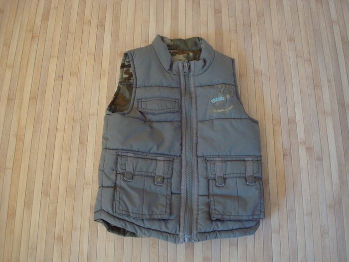 Doudoune sans manches garçon 24 mois