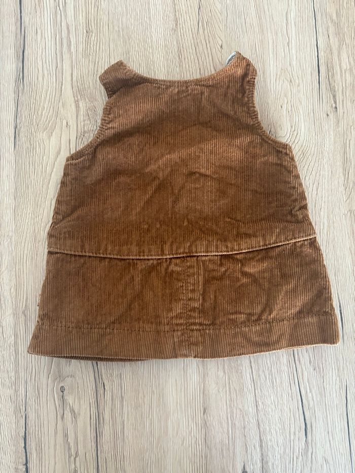 Robe en velours côtelé Obaïbi 3 mois 59 cm - photo numéro 3