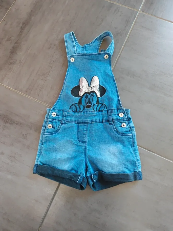 Salopette en jean 3 ans Minnie