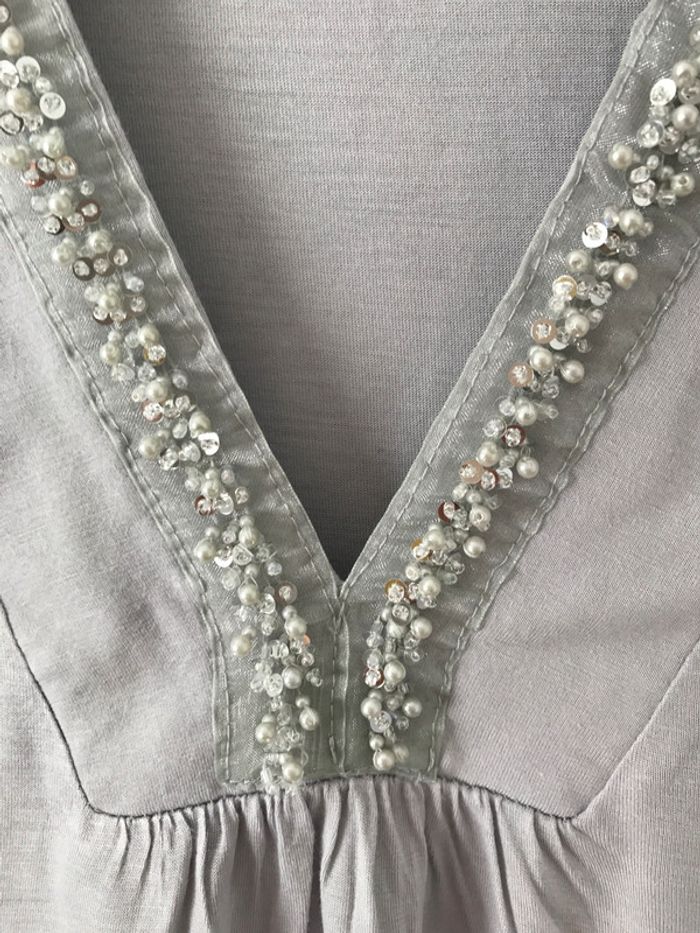 Top à perles - photo numéro 3