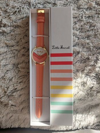 Montre femme ou ado coloris abricot Little Marcel neuve ⌚️