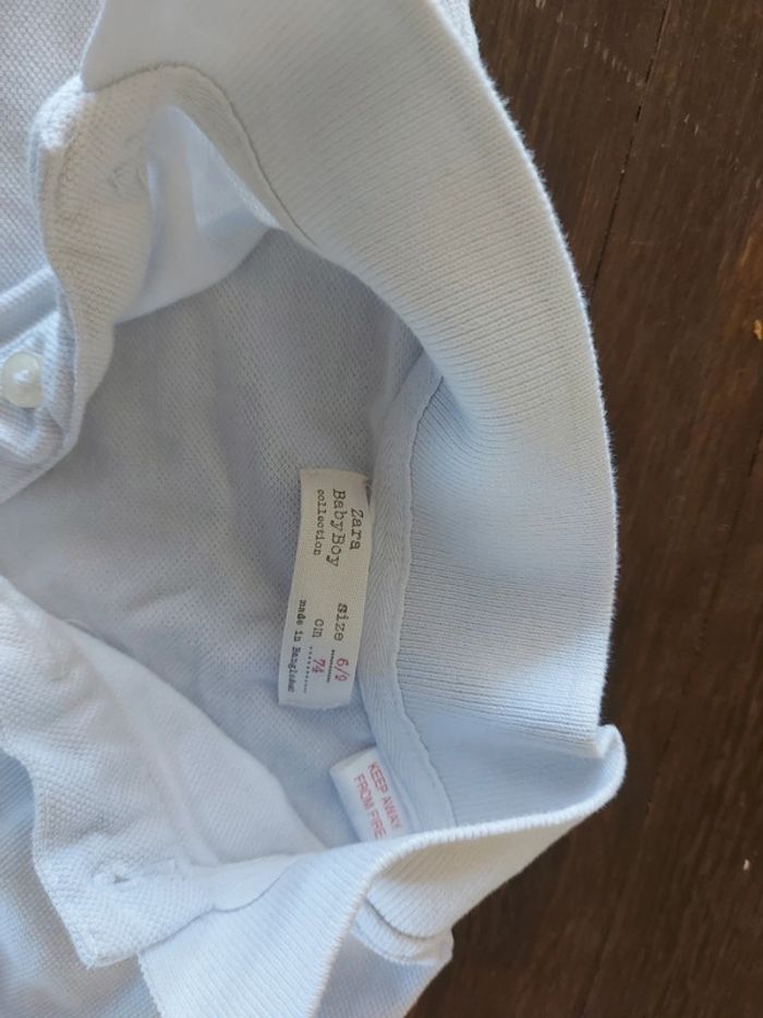 Polo bébé zara 6/9 mois - photo numéro 2