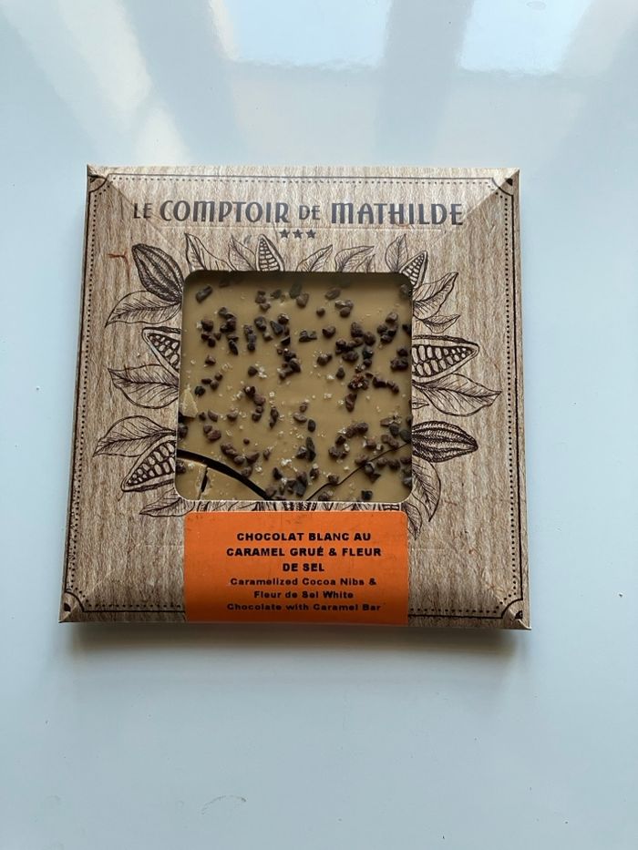 Chocolat blanc caramel