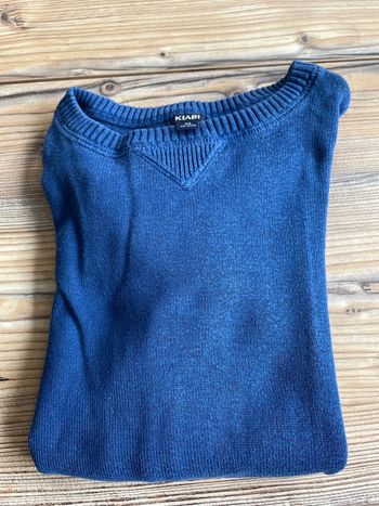 Petit pull léger basique kiabi 8 ans bleu