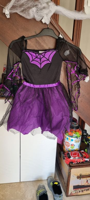 Déguisement de sorcière violette