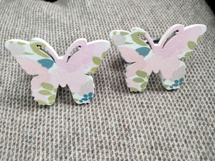 2 Pinces pour rideaux 🦋 - photo numéro 2