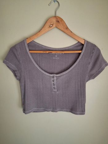 Crop top aéropostale violet M
