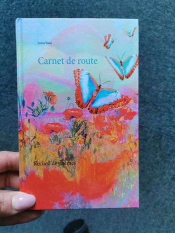 Livre recueil de poèmes Carnet de route