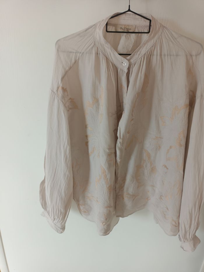 Chemisier femme avec broderie