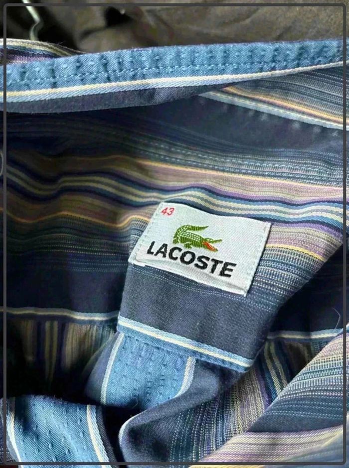 Chemise  lacoste vintage  taille 42 - photo numéro 6