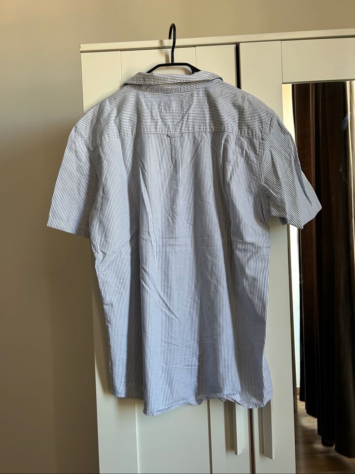 Chemise bleu à rayures Slim Fit Homme Primark Taille XL - photo numéro 4
