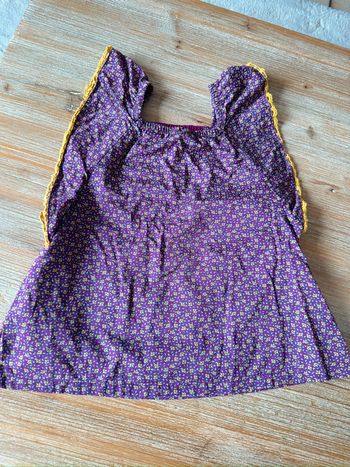 Blouse sans manches 7 ans
