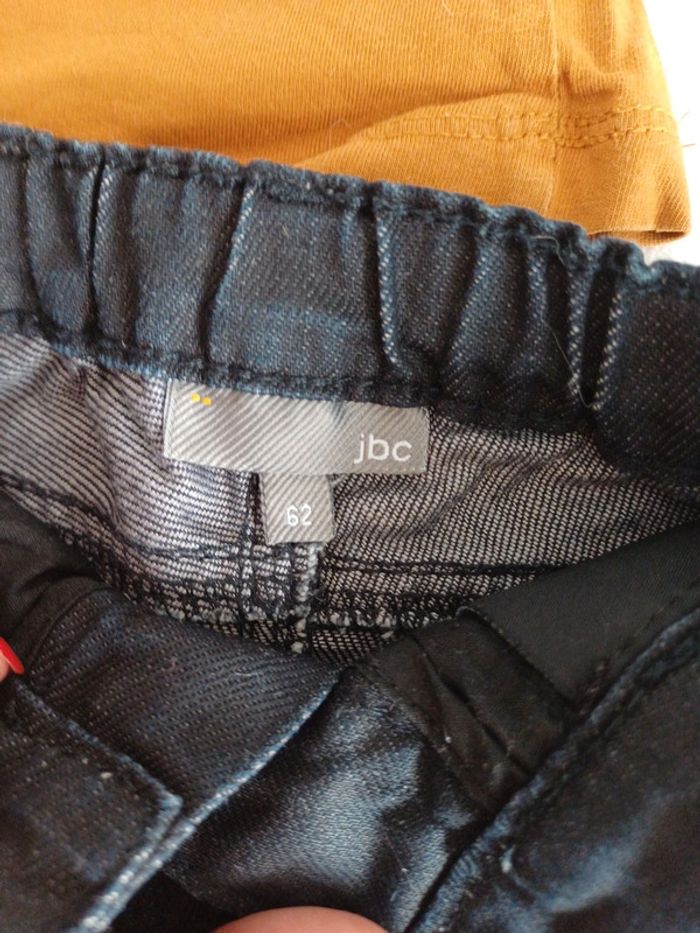 Ensemble jean et t-shirt 3 mois jbc - photo numéro 3