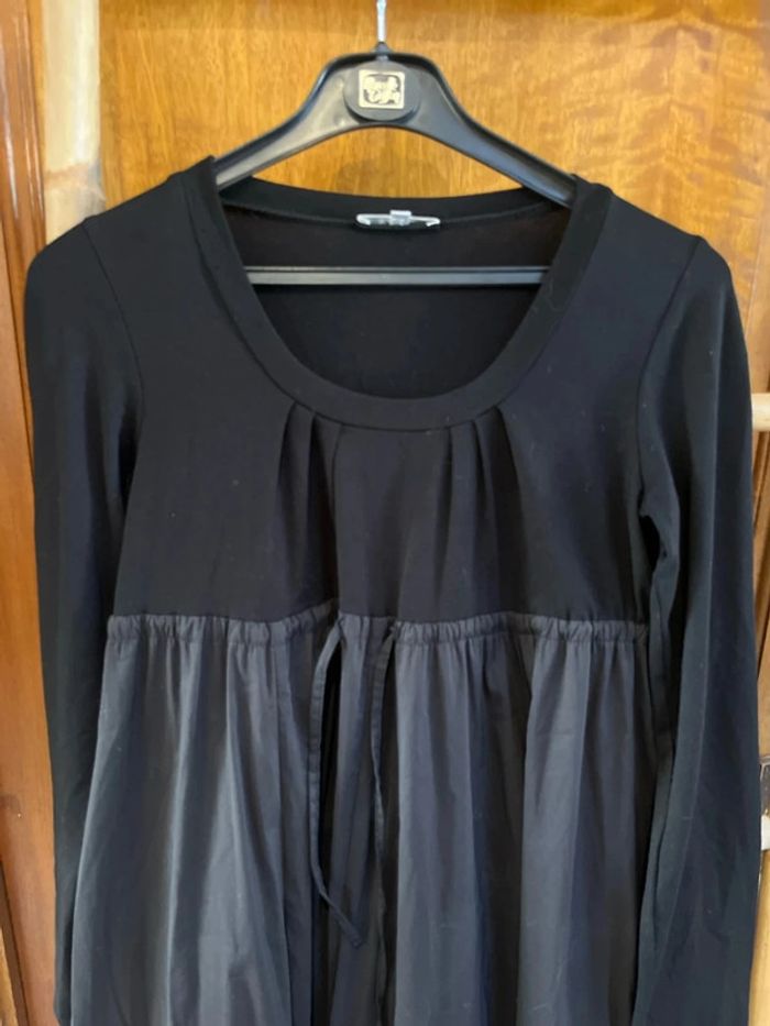 Longue robe noire exetera taille 1 - photo numéro 2